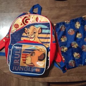 Lion King backpack set